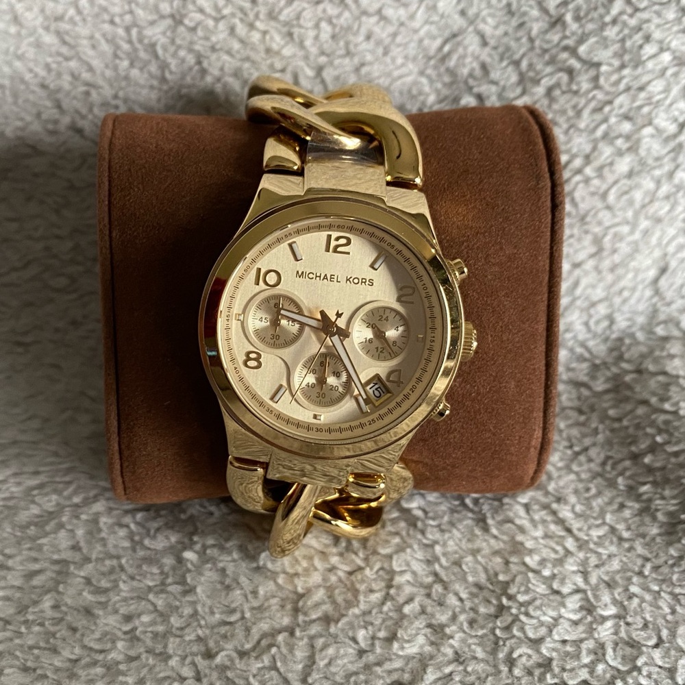 Michael Kors MK3131 Runway Twist Chronograph Watch